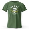Rebel Workshop Print, Men's Novel Graphic Design T-shirt, Casual Comfy Summer Tees for Men's Daily ActivitiesTops Clothing