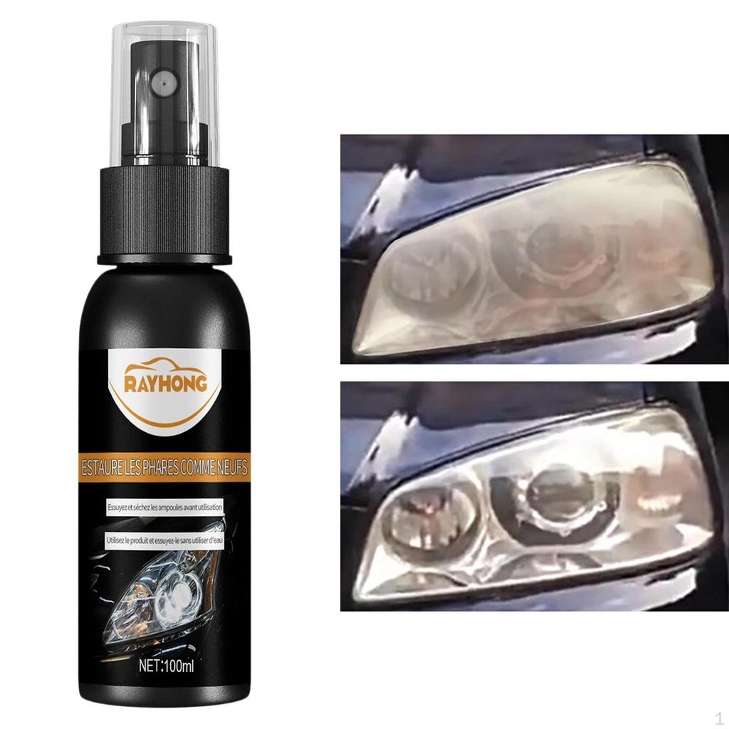 Autoscheinwerfer Reparaturflüssigkeit Erneuerung Politur Kratzer Spray