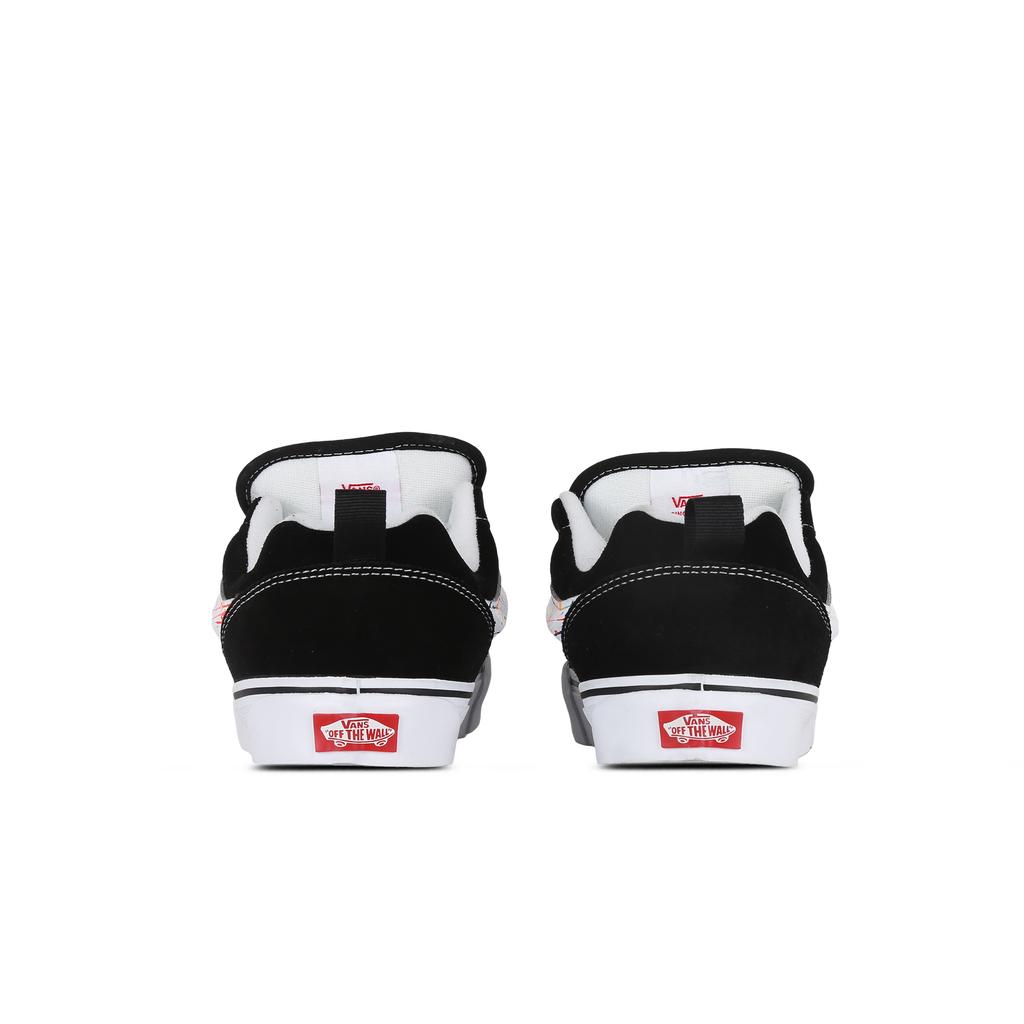 Vans Knu Skool Artist Coverage Abrasion Resistant Low top Skateboard Shoes Unisex Black White VN0009QC6BT1(Team368-)