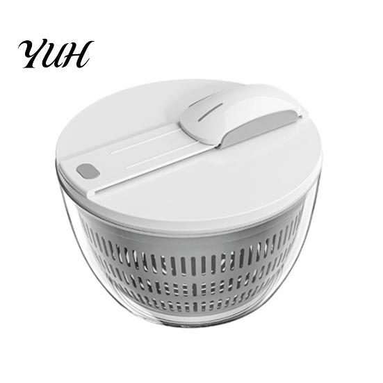 Kitchen Gadget for Lettuce Vegetable Salad Spinner, Detachable Bowl And Mesh Basket Design, Manual Spinner Vegetables Hand-Centrifugal Dehydration