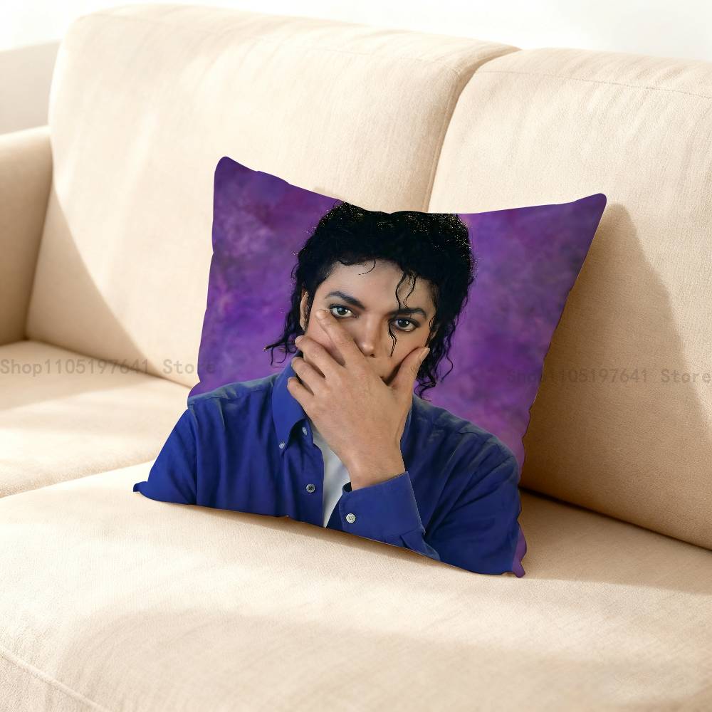 M-Michael Singer J-Jacksons Anime Celebrity Merchandise All-Match Printed Pillow Case Sofa Car Office Room Decoration Protector