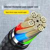 Woven 4-in-1 Fast Charging Data Cable for Huawei, Android, Apple, and Type C Devices