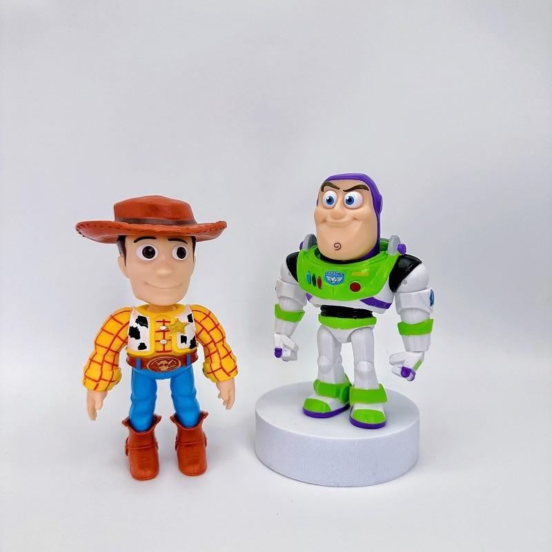 Toy Story Woody Buzz Lightyear Pvc Car Decor Collectible Figurine For Fans