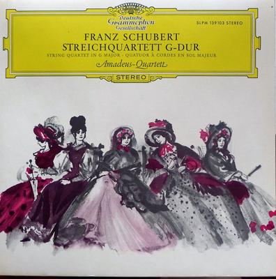 LP Record FRANZ SCHUBERT  AMADEUSQUARTETT  Streichquartett Gdur SLPM139103 Deutsche Grammo Germany Classical Used