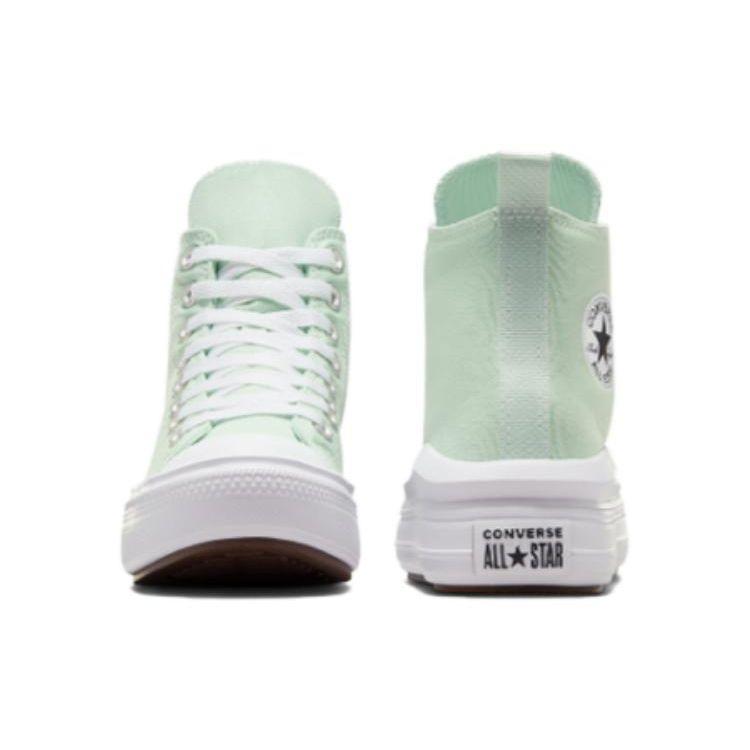 Converse Chuck Taylor All Star Move Platform High GS Sticky Aloe Kids Sneakers Blue White Black A06350C
