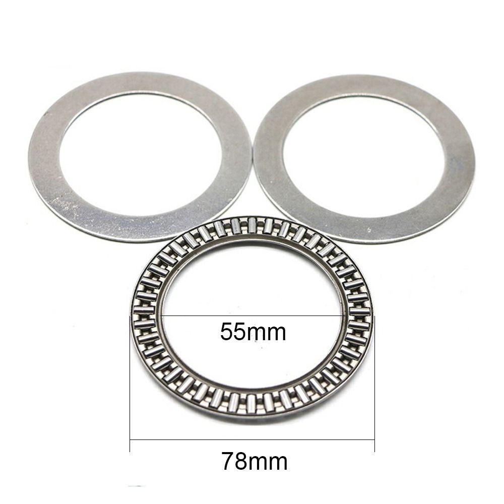 Silver with Washers Alloy Steel Industrial Bearing Thrust Needle Roller Bearings  Robotics