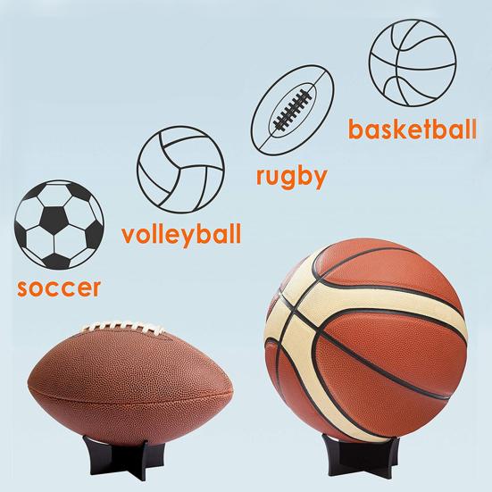 Display Stand Creative Practical Detachable Football Basketball Rugby Support Base for Home