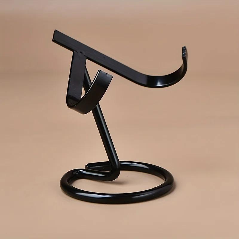 1pc Crystal Mineral Specimen Display Stand Metal Base Simple Style Crystal Display Stand Desktop Decoration Halloween Home Decor