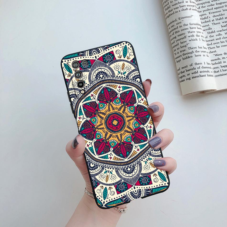 For Huawei Honor 10X Lite Case DNN-LX9 Cute Cartoon Flowers Cover For Honor10X Lite Honor 10 X 10X Lite Phone Cases Soft Bumper