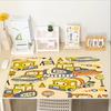 Custom Name excavator Theme Mouse Pad, Non Slip Rubber Base, Multifunctional Office & Home Decor, Perfect for Workspace Personalization.