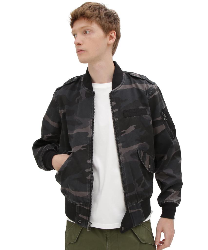 AVIREX WEB&DEPOT Exclusive CAMOUFLAGE L-2B Jacket Men's XL 027 Gray Camo 2 783-5252037