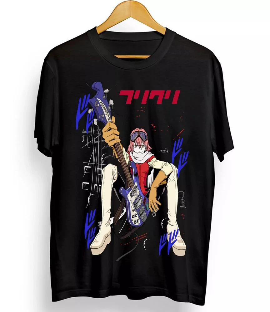 Haruko Haruhara New Tshirt FLCL Fooly Cooly Anime Haruhara TShirt S