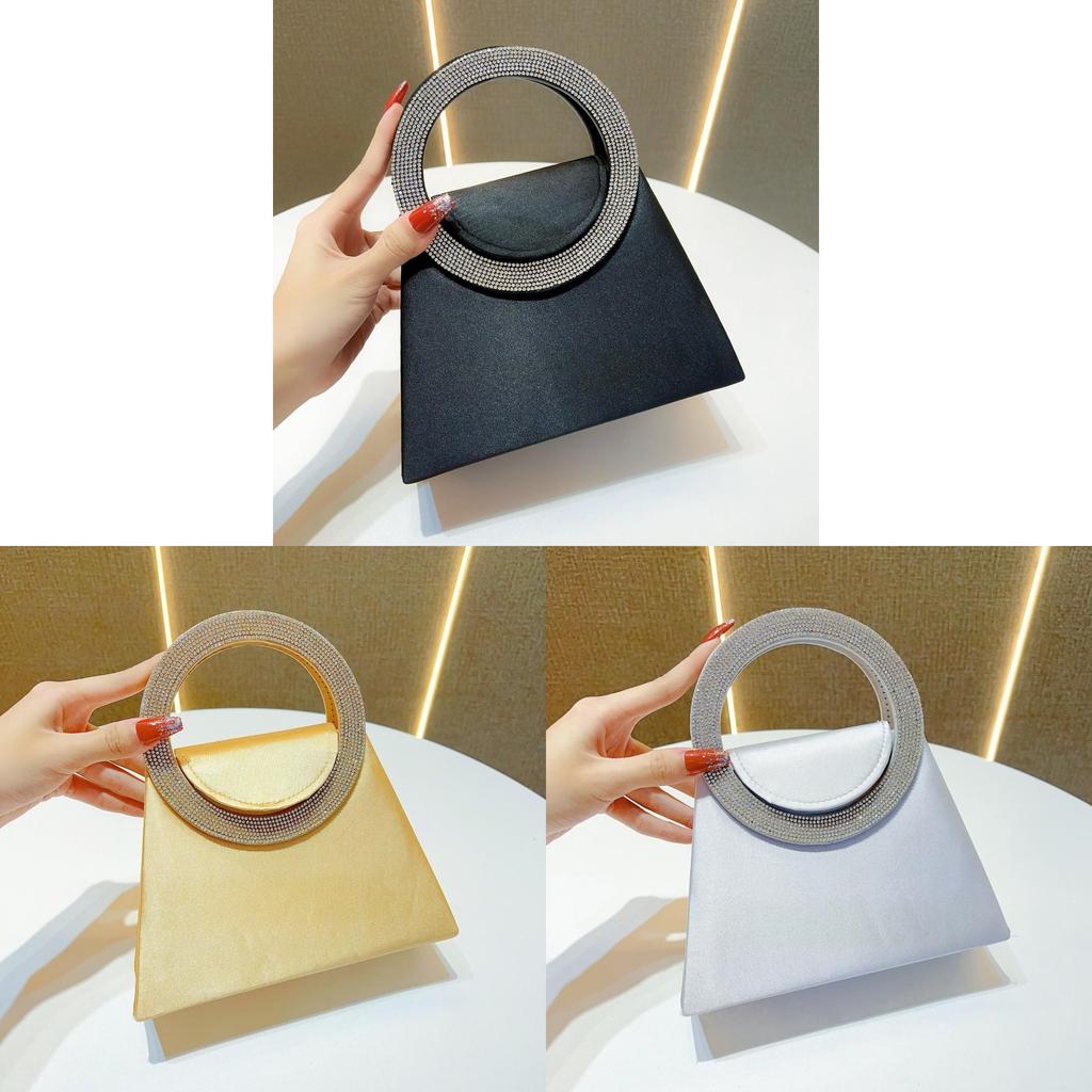Fashion Sparkling Evening Bag With Chain Strap For Womens Party Decor