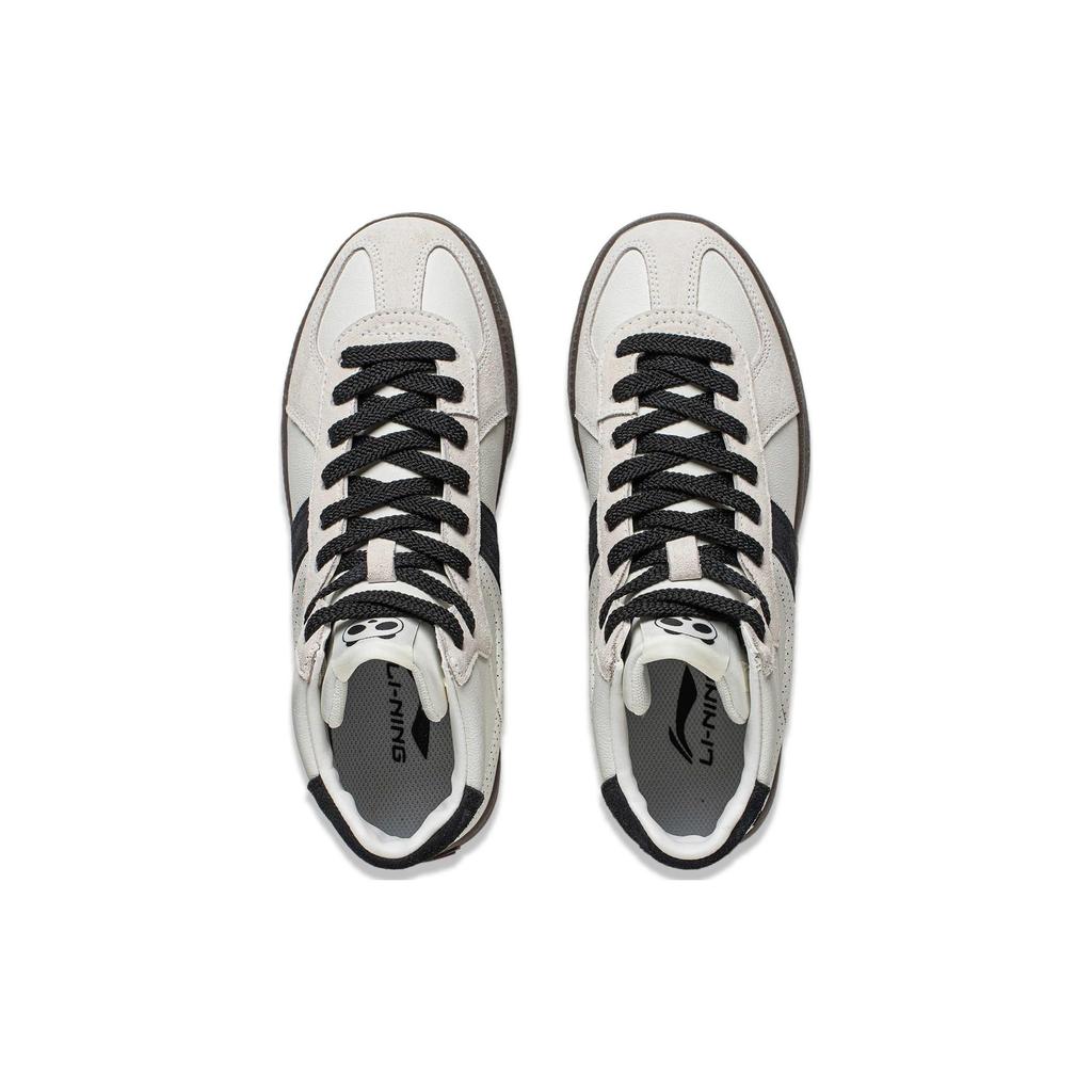 Li Ning Yunchuan HI Slip Resistant, Abrasion Resistant, Breathable High top Casual Shoes Women's Black White AGCT302-3