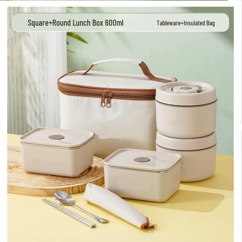 Zebian 316 Stainless Steel Insulated Lunch Box Set