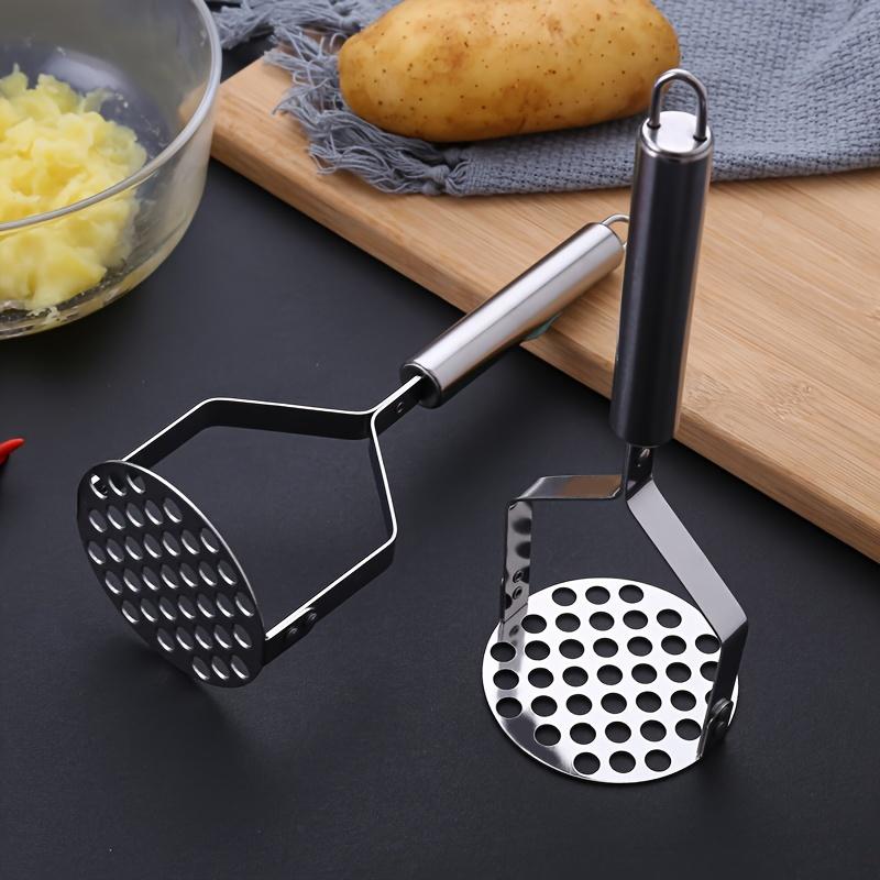 1PC Stainless Steel Potato Mash - Manual Handheld Kitchen Press for Vegetables and Fruits