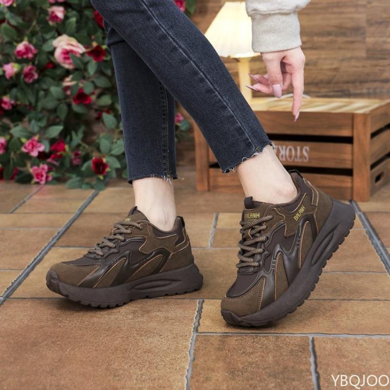 Fashion Hot Selling Vulcanized Spring Casual Sports Women's Shoes Fitness Shock-absorbing Running Lightweight Breathable Dad Sneakers