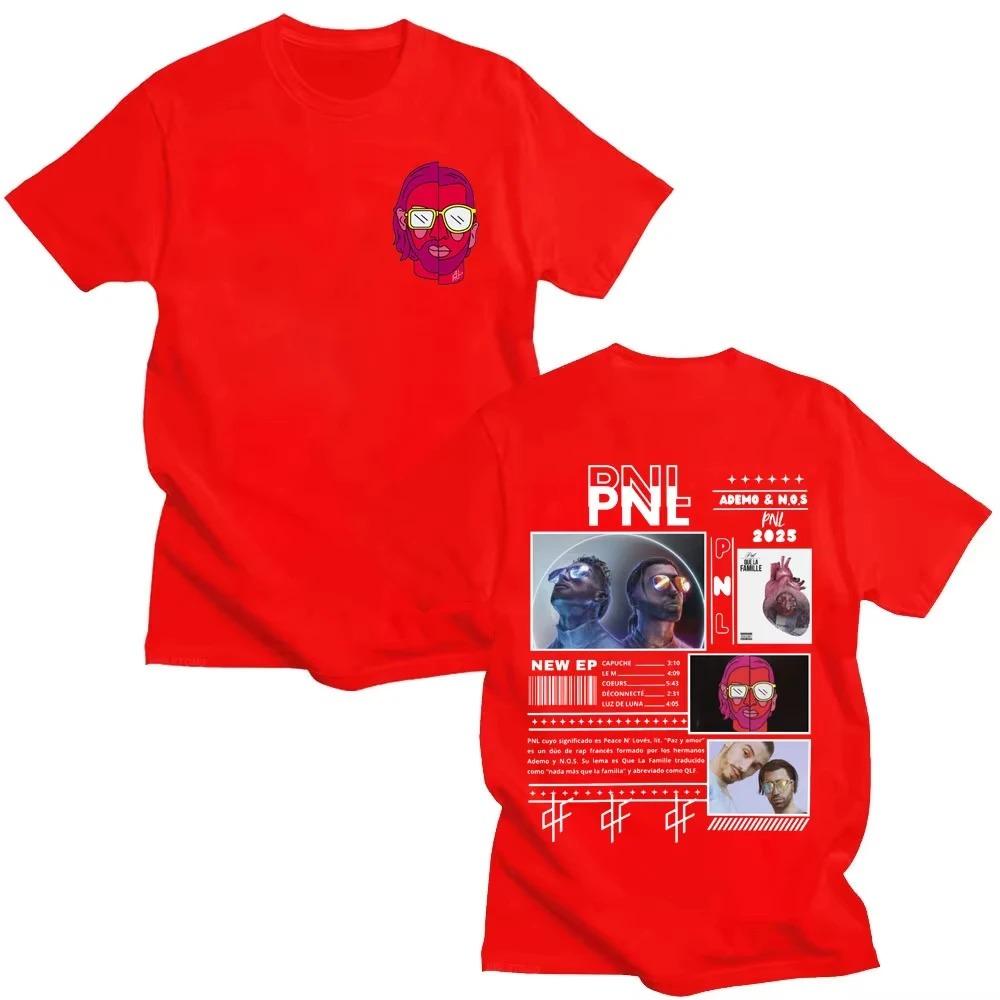 

PNL French Rapper Le Monde Chico Album Graphic TShirt Unisex Cotton Short Sleeve Hip Hop Fashion Streetwear TShirt 4XL