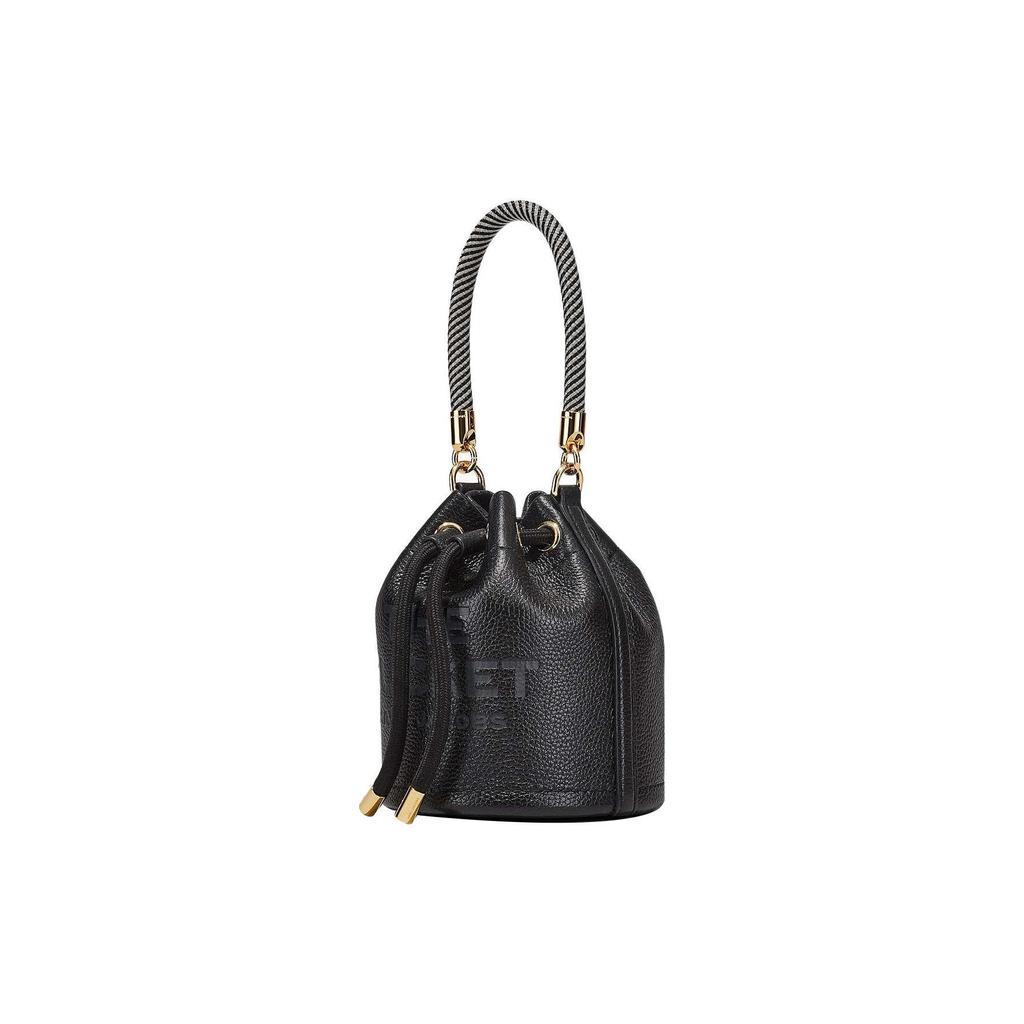 Marc Jacobs Mini-Beuteltasche mit Kordelzug und Logo Damen-Handtaschen Schwarz 2S3HCR058H03-001