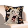 2D Printed Pillow Covers Screaming Goat Soft Protector Decorations 45x45cm Throw Cushion Covers For Party Couch Home
