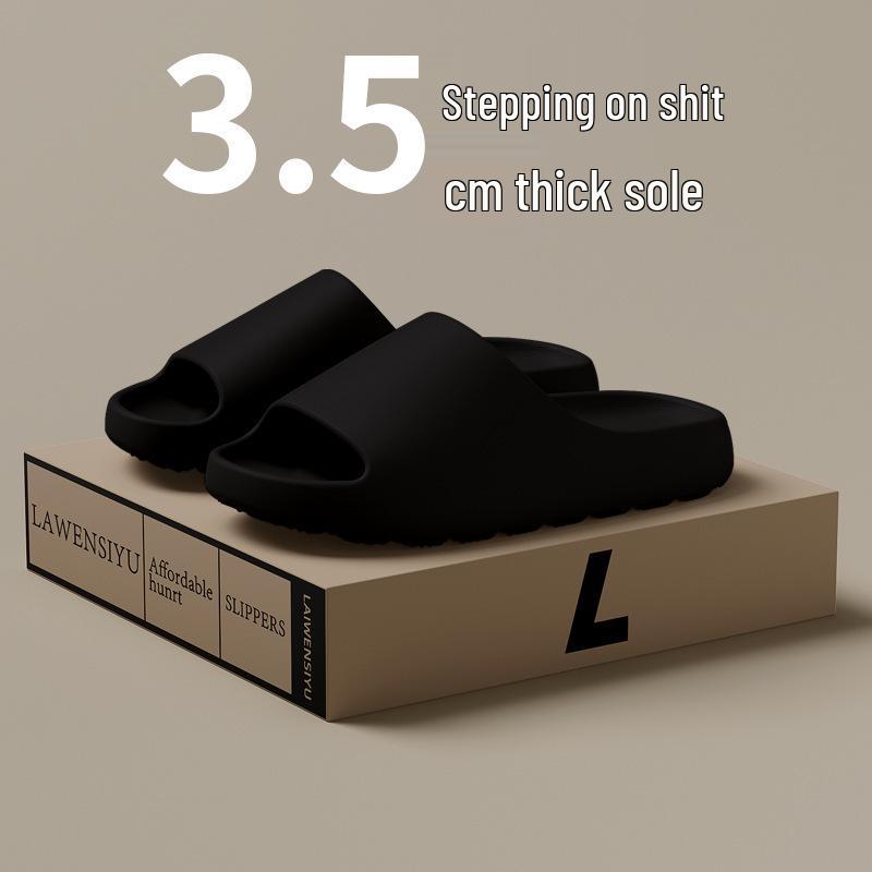 Temu Hot-Selling Men's Coconut Slippers: Comfortable Indoor/Outdoor Cool Thick-Soled Sandals