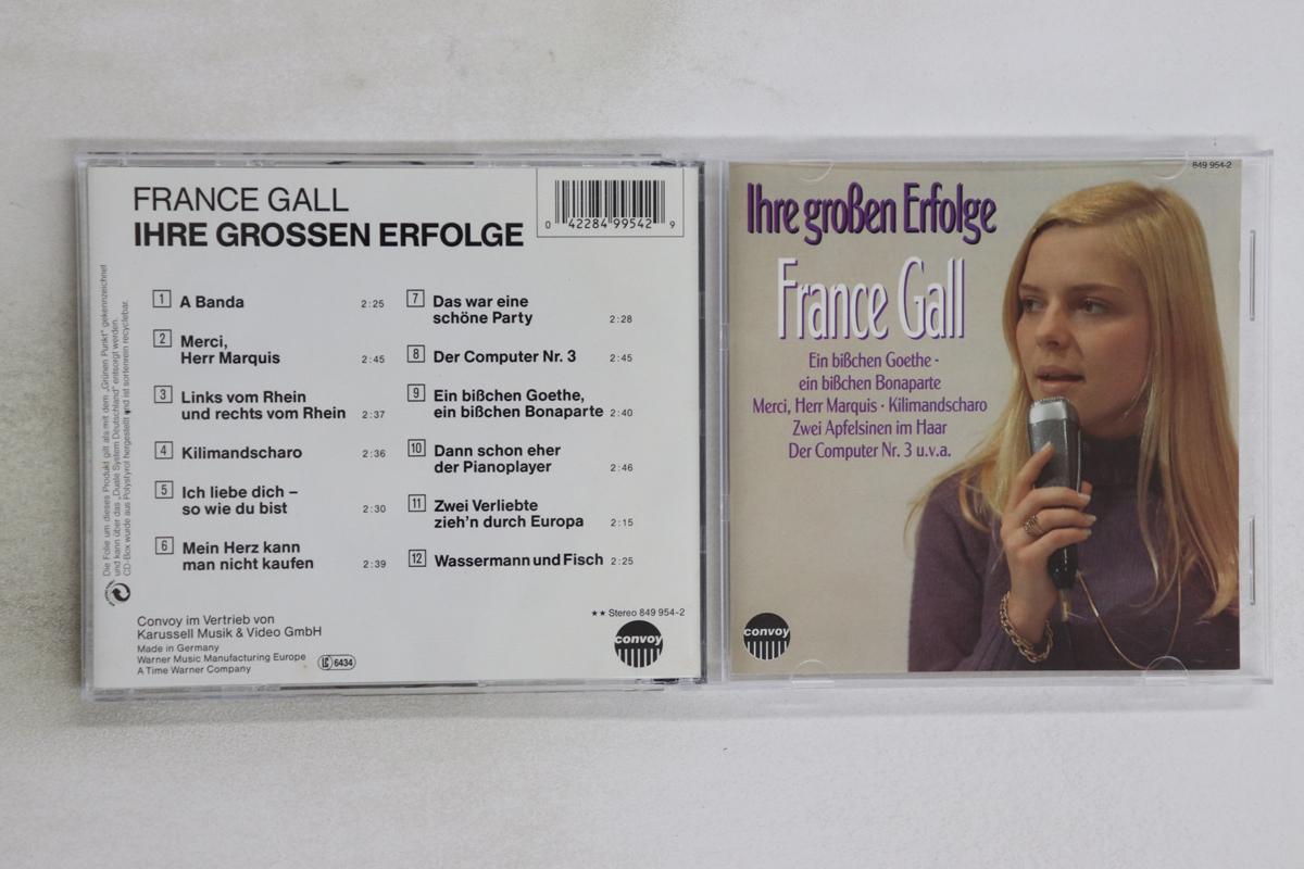 

CD FRANCE GALL - Ihre Groben Erfolge 8499542 Convoy 1993 Germany Pop Used