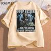 Funny Skeleton Tshirt Cotton Tshirts Casual Short Sleeve Unisex Clothes Printed Skull Graphic T Shirts Oversized Unisexs Clothing