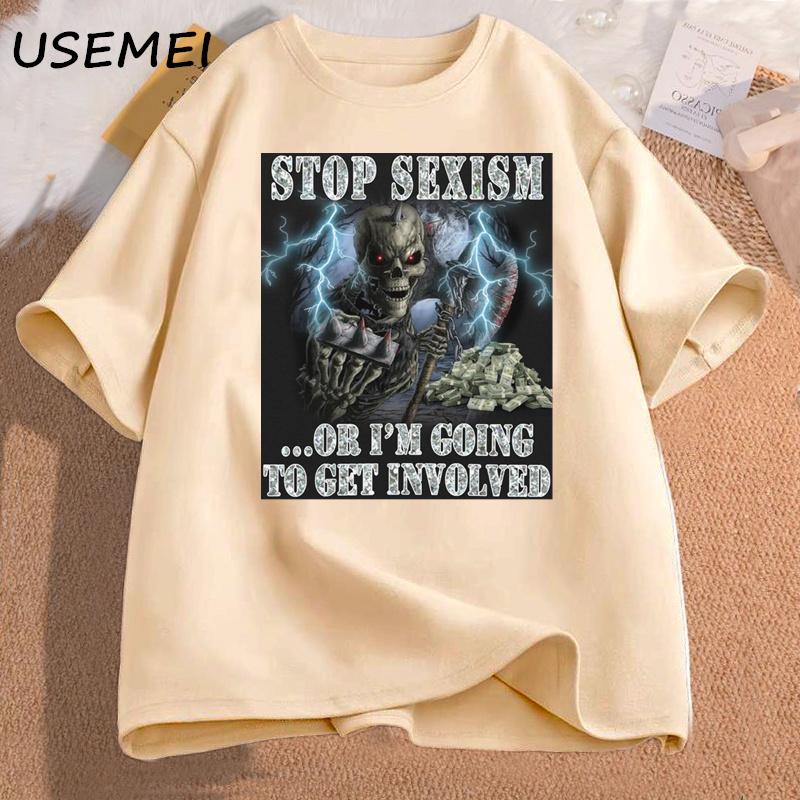Funny Skeleton Tshirt Cotton Tshirts Casual Short Sleeve Unisex Clothes Printed Skull Graphic T Shirts Oversized Unisexs Clothing