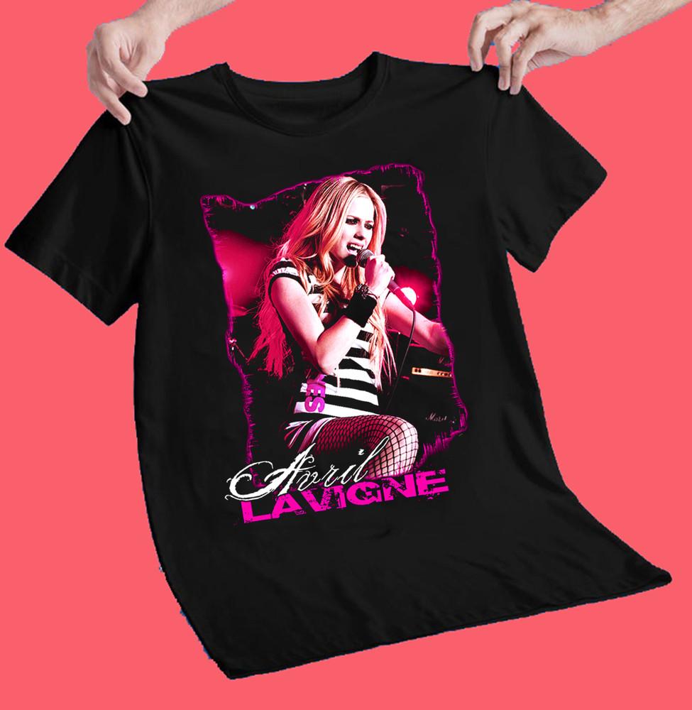 

Avril Lavigne Singer Live T Shirt Size S M L 234XL Cotton Unisex T-Shirt XXXXL