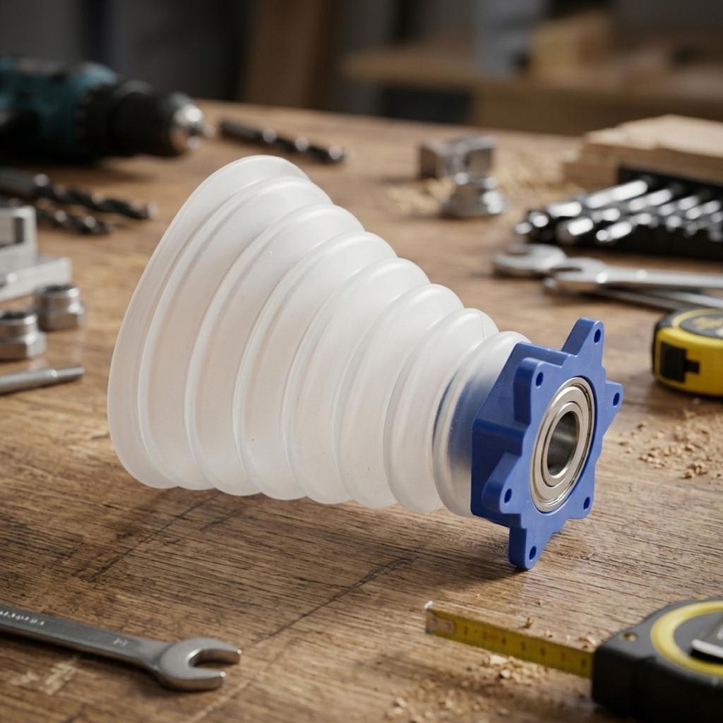 Easy Installation Process Drill Dust Collector Silicone Dust Cover