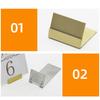 Pack Of 12 Place Card Stands Desktop Picture Holders Cellphone Display Rack Metal Restaurant Table Menu Holders