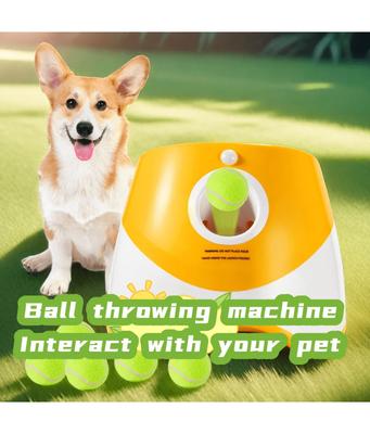 Dog Launcher Automatic Dogs Chase Toy Tennis Throwing Pinball Machine Fun Interactive Throw Rechargable Catapult USB Charging