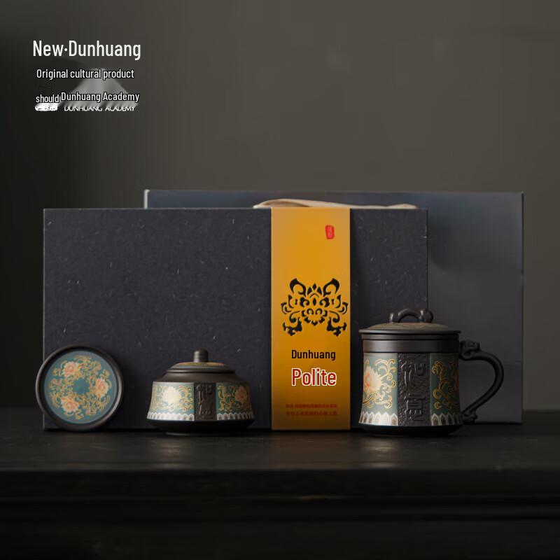 

Dunhuang Research Academy Ruyi Zisha Teacup Set