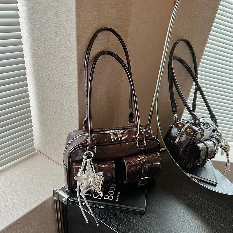 Premium pillow bag women's summer new commuter bowling bag fashionable versatile portable shoulder bag