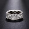 Lindon Classic Ring For Women With Round Shape Zircon Wedding Party Gift  Size 6-10