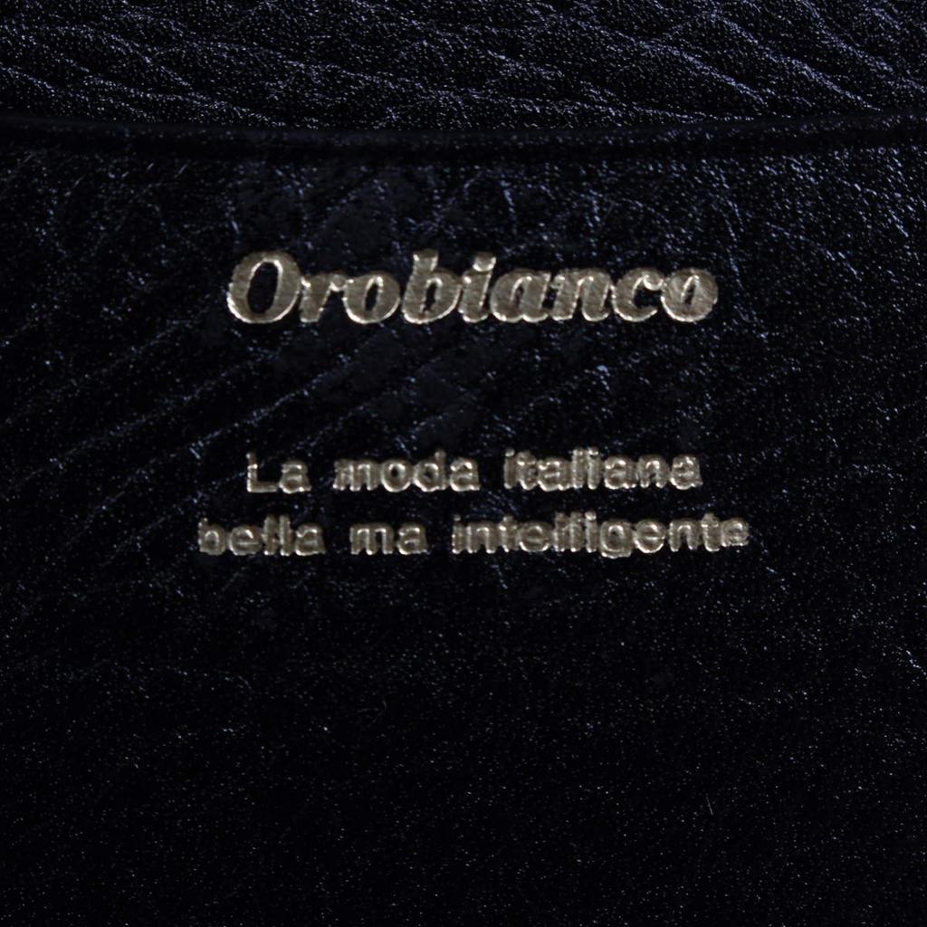 Orobianco Orobianco Business Card Holder Card Case Genuine Leather CARD HOLDER Black Black ORS-090900