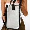New MLB Cotton And Polyester Blend Tote Shoulder Bag Crossbody Bag Handbag Clutch Commuter Bag Regular Unisex Hemp Cream 3AORS024N-07CRM