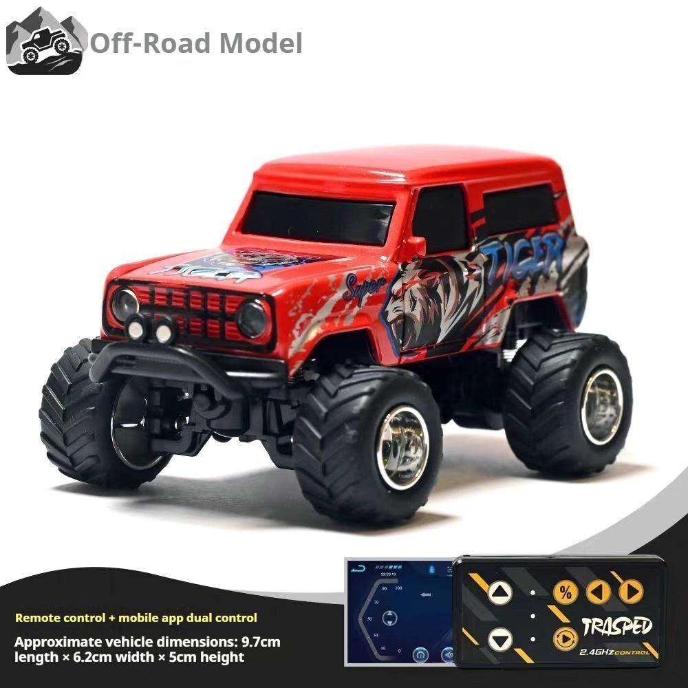 METAL RC Car Mini 1:64 Remote Control Drift Car High-Speed Off-road Climbing Racing Cars Children's Toys Gifts for Kids