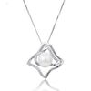 Lindon 925 Sterling Silver Classic Women Necklace Pendant Zircon Fashion Gift