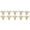 Clock Type Key Key Switch Water Tap Key 10pcs/set 7mm Accessories Brass Gold Color Watering Equipment Brand New