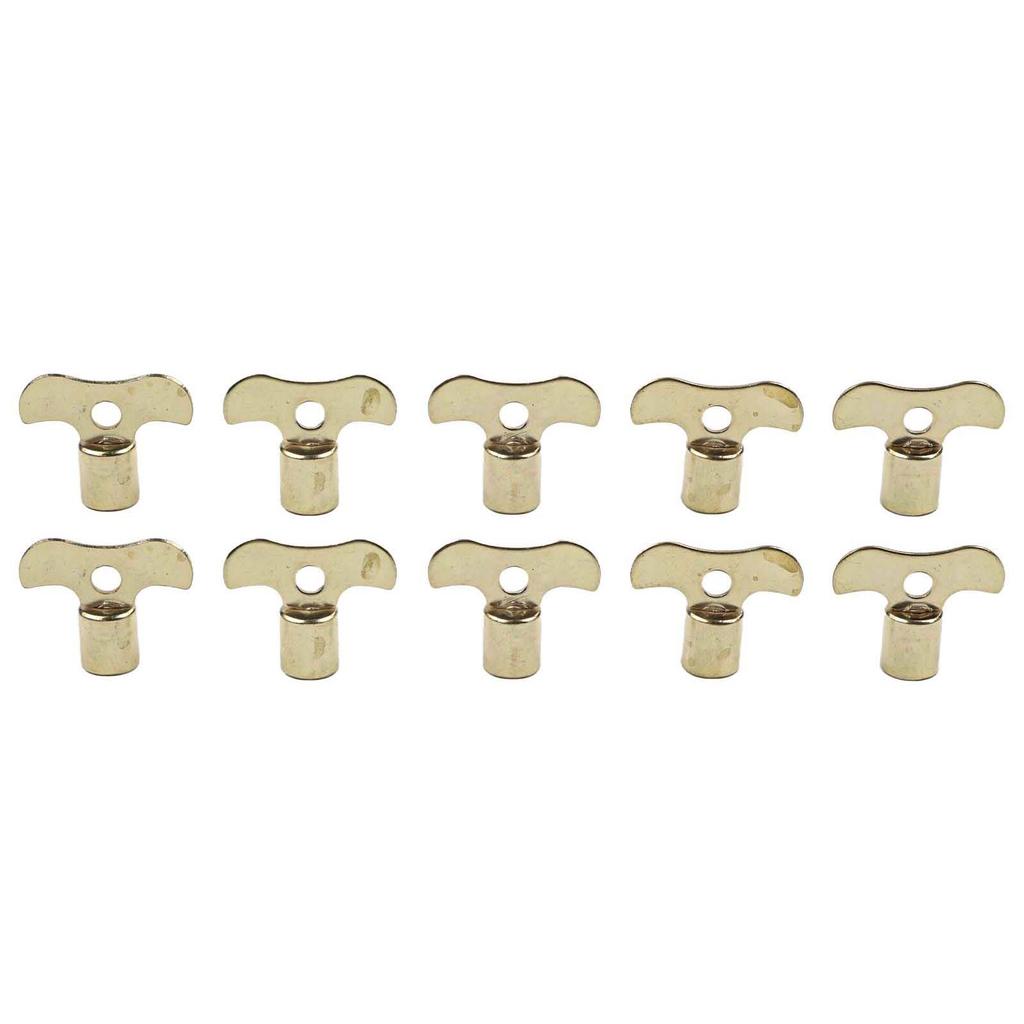 Clock Type Key Key Switch Water Tap Key 10pcs/set 7mm Accessories Brass Gold Color Watering Equipment Brand New
