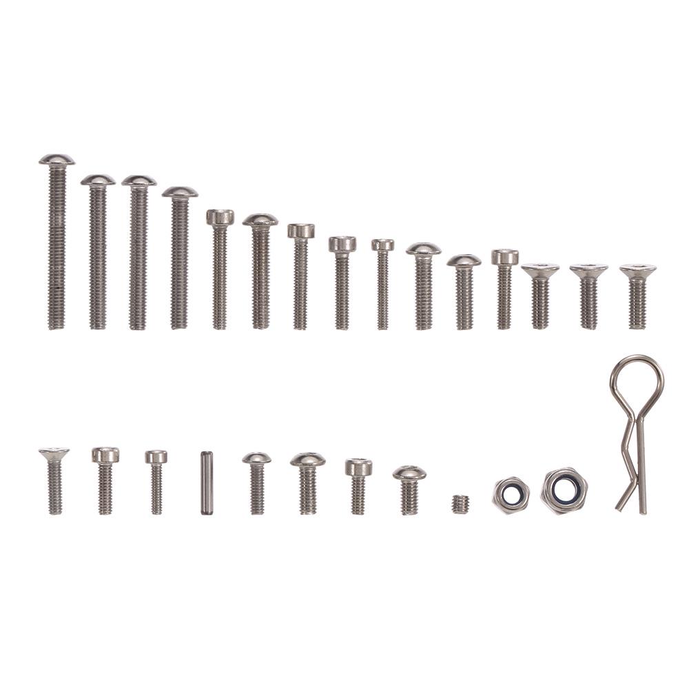 RC Screws, Stainless Steel Construction, Screws Kit for -4 1Celsius10 Crawler with Replacement and Nuts