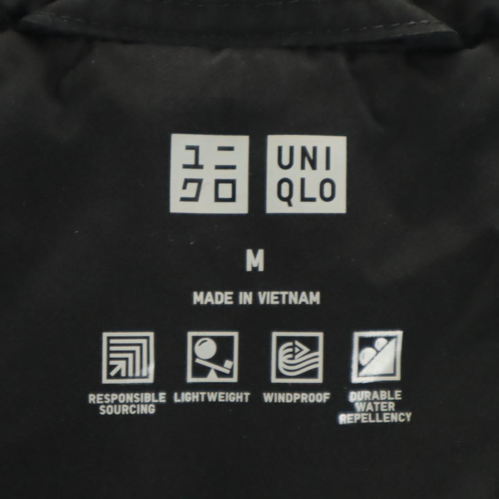 UNIQLO seamless Down jacket M black 3D cut Men's Used