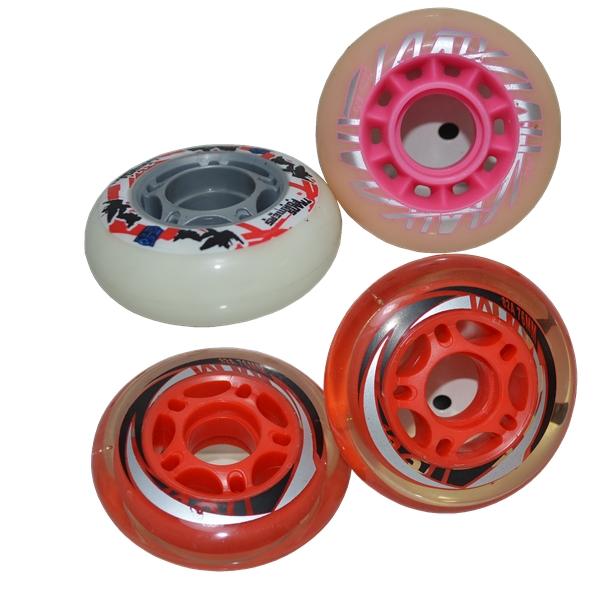 Factory Rebound 76mm  80mm 84mm 90mm 100mm Abec 7 3 or 4 Wheel Inline Speed Skates 76mm синий