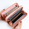 1Pc New Wallet, Women's Long Zipper Wallet, Fashionable Embossed Large-capacity Mother's Mobile Phone Change Clutch Bag