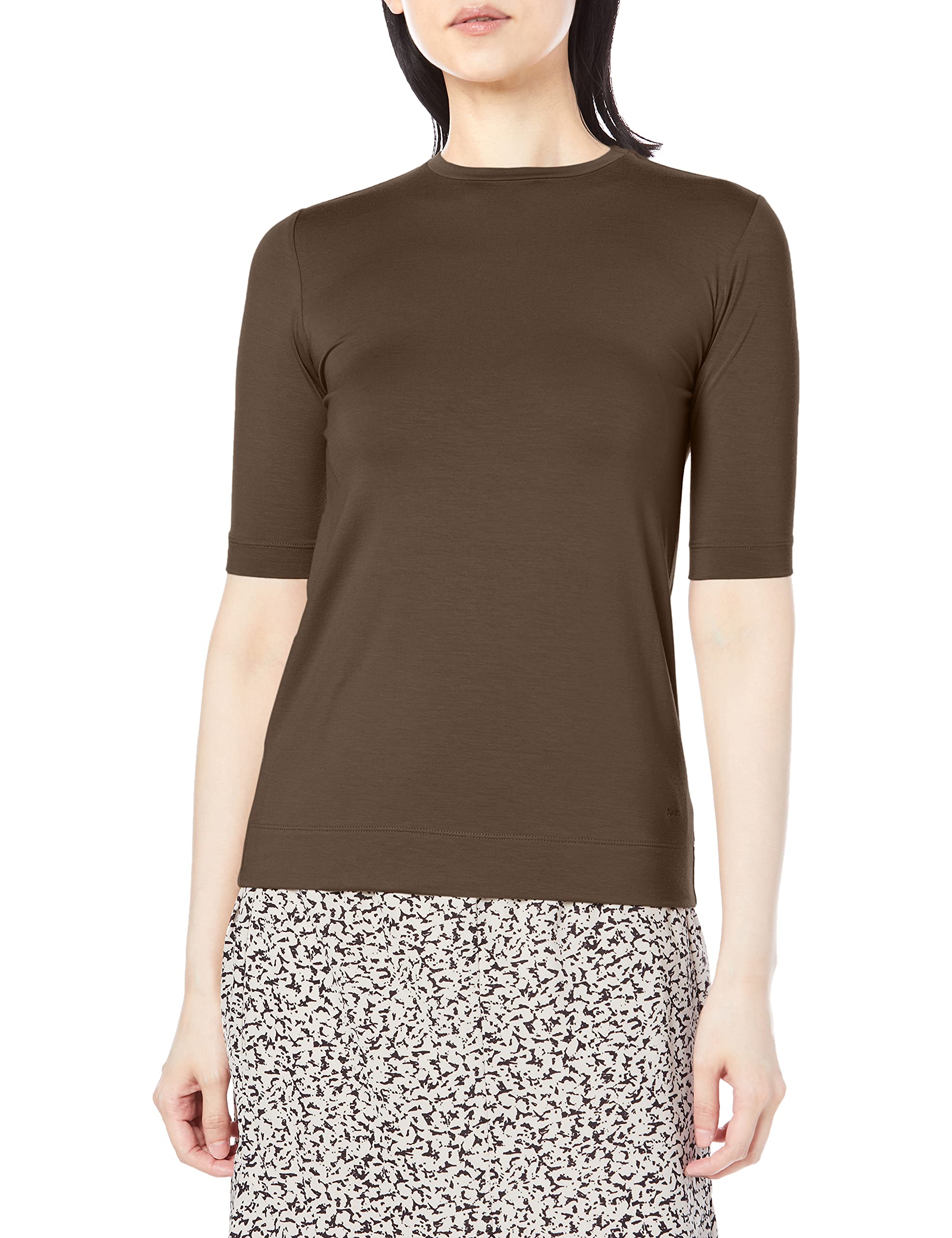 

Double Standard Clothing Логотип на подоле Размер 38 Sov. Топ, 0308-010-212, Женский, Серо-бежевый,