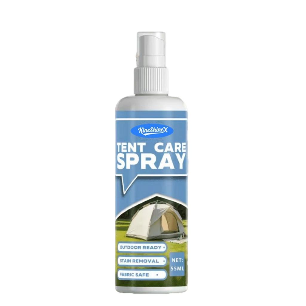 Tent Care Spray 55ml Fabric Cleaner and Stain Remover for Outdoor Tents and Camping Gear Safe for Various Fabrics and Easy To Use Spray Bottle