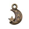 Sun And Moon Face Charms Multi Color Alloy Pendants For Celestial Themed Jewelry