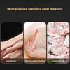 Stainless Steel Multifunctional Thickened Fishbone Tweezers, Kitchen Retrieval Tools, Garlic Peelers, Kitchen Utensils