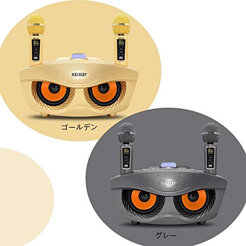 [Second-Generation Upgrade] Karaoke Microphone, Speaker Microphone Set with Sound Card (Male/Female/Child Voices), High-Powered Microphone, and Two Ha